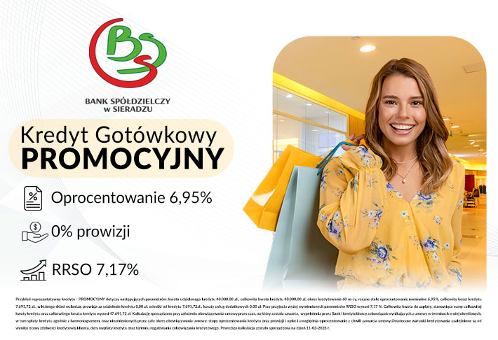 Kredyt got&oacute;wkowy - Promocyjny
