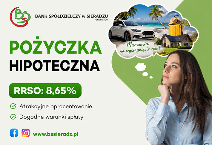 Pożyczka hipoteczna RRSO: 8,65